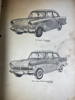 Ersatzteilliste Ford 17 M