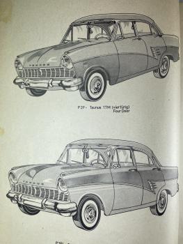 Ersatzteilliste Ford 17 M