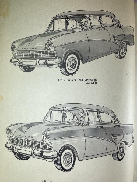 Ersatzteilliste Ford 17 M
